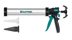 KRAFTOOL ULTRA 600 мл, прямой забор, регулировка силы давления, вариативная антикапельная система, закрытый пистолет для герметика (06677-60)