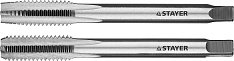 STAYER M8 х 1.25, 2 шт, комплект метчиков (28025-08-1.25-H2)