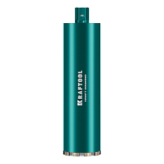 KRAFTOOL DIAMOND 122 мм (450 мм, 1 1/4″, лазерная сварка, сухое сверление с микроударом), алмазная коронка по железобетону (29825-122)