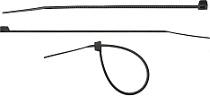 СИБИН ХС-Ч, 3.6 x 150 мм, нейлон РА66, 100 шт, черные, хомуты-стяжки (3788-36-150)