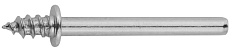 ЗУБР 3.2, L 40, оправка для фетровых кругов (35941)