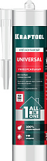KRAFTOOL UNIVERSAL, 310 мл, белый, универсальный монтажный клей (41341)