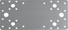 ЗУБР НКП-2.0, 200 x 90 x 2 мм, нержавеющая крепежная пластина, Профессионал (310636-200)